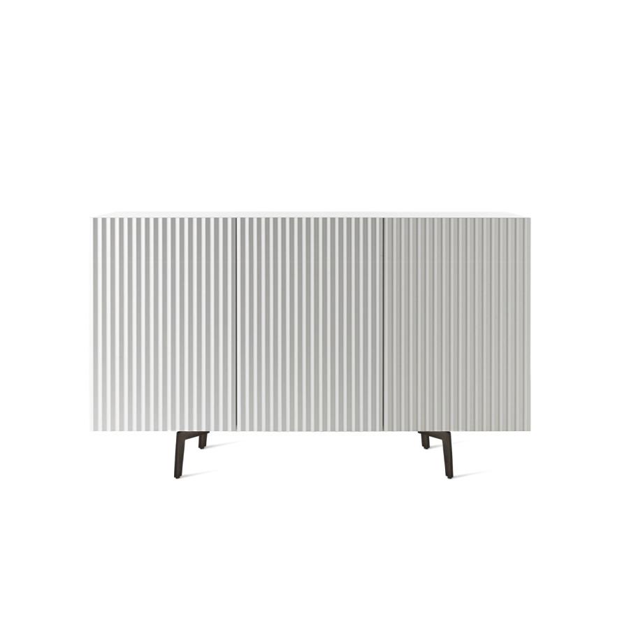 HORM sideboard with 3 doors LEON on base Mid-Century Modern W 144 cm