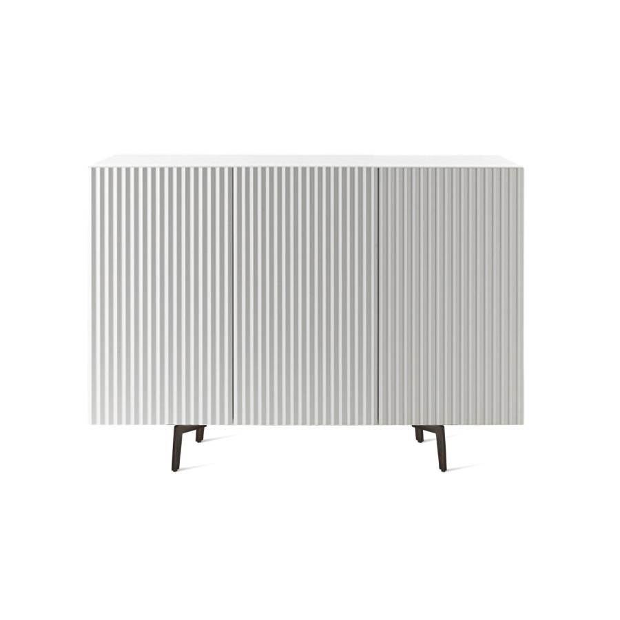 HORM buffet avec 3 portes LEON sur base Mid-Century Modern L 144 cm