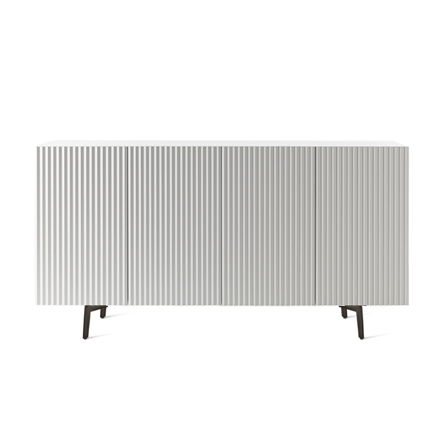 HORM buffet avec 4 portes LEON sur base Mid-Century Modern L 192 cm