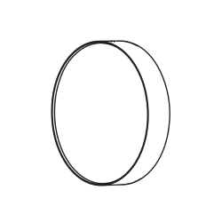 KDLN KUNDALINI black canopy for wall lamp AZOU