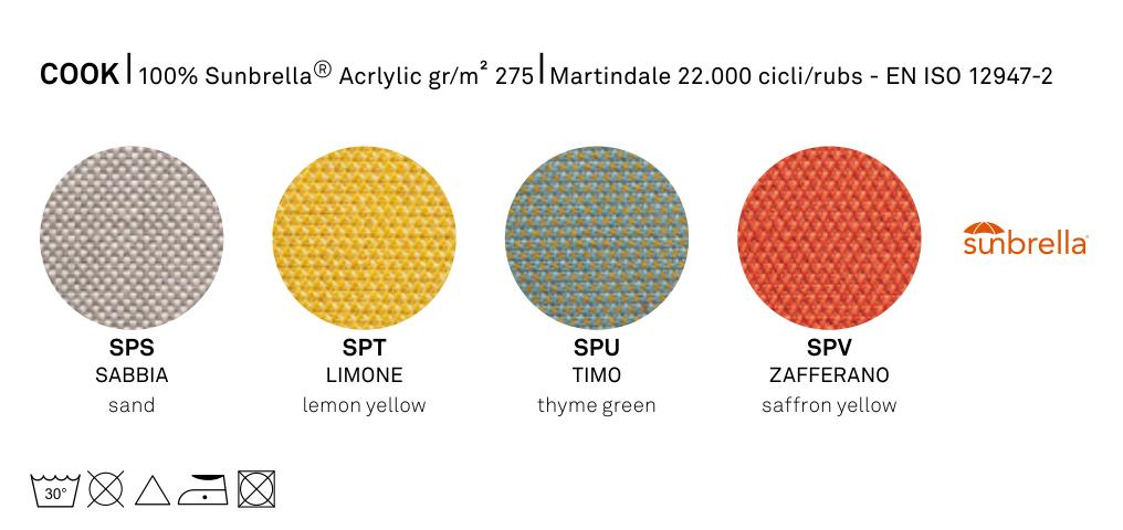 CONNUBIA outdoor sofa 2 places EASY