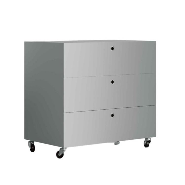 KRIPTONITE container on wheels with 3 drawers W 75,5 cm
