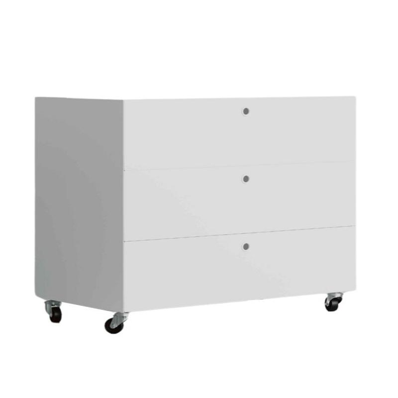 KRIPTONITE container on wheels with 3 drawers W 90 cm