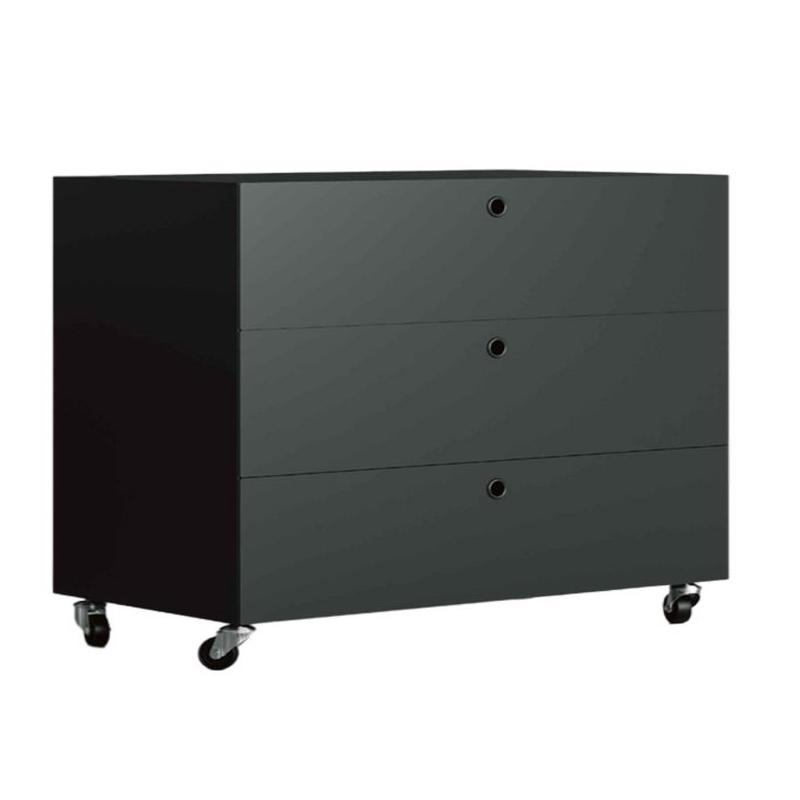 KRIPTONITE container on wheels with 3 drawers W 90 cm