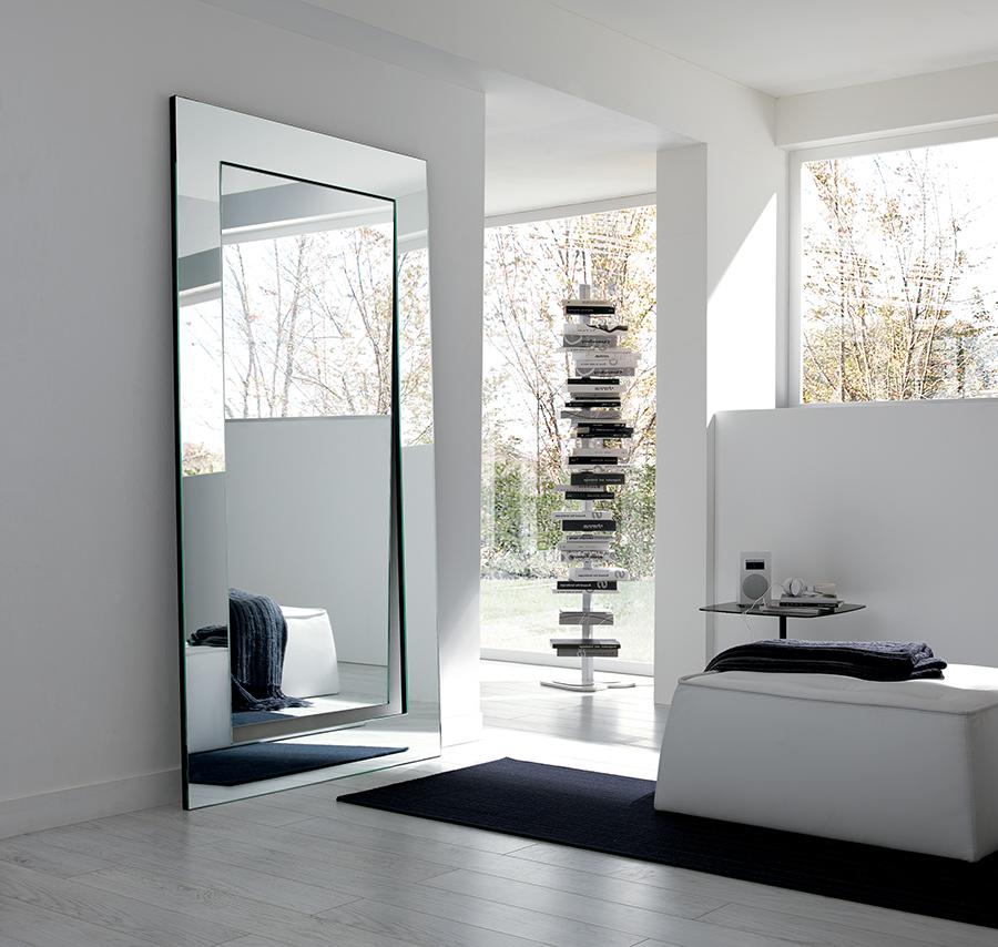 TONELLI miroir sur pied rectangulaire GERUNDIO