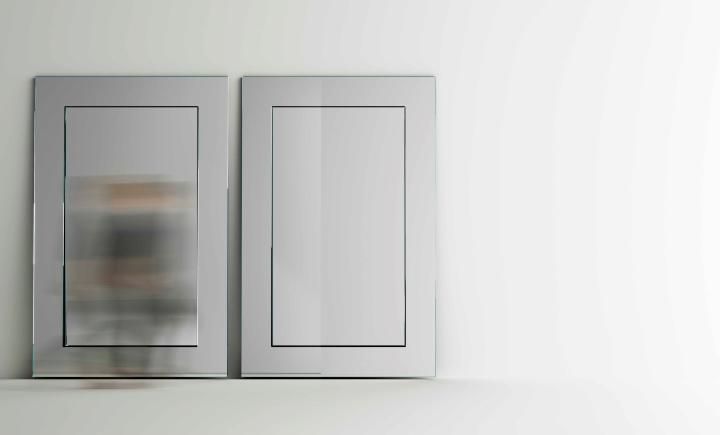 TONELLI miroir sur pied rectangulaire GERUNDIO