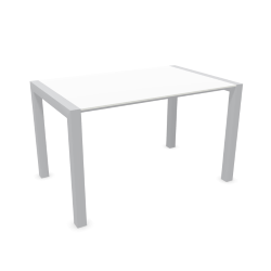 KRISTALIA table extensible SUSHI avec plateau en stratifié 125x80 cm