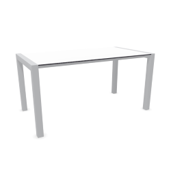 KRISTALIA table extensible SUSHI avec plateau en stratifié 150x80 cm
