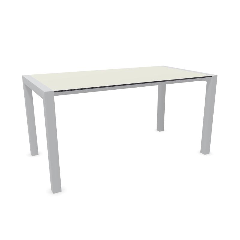 KRISTALIA table extensible SUSHI avec plateau en stratifié 150x80 cm