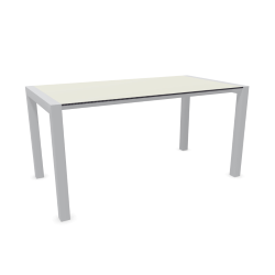 KRISTALIA table extensible SUSHI avec plateau en stratifié 150x80 cm