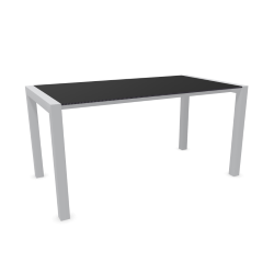 KRISTALIA table extensible SUSHI avec plateau en stratifié 150x80 cm