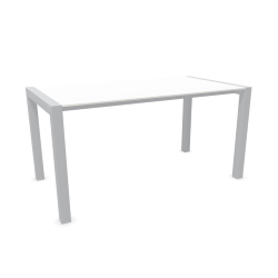 KRISTALIA table extensible SUSHI avec plateau en stratifié 150x80 cm