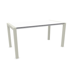 KRISTALIA table extensible SUSHI avec plateau en stratifié 150x80 cm