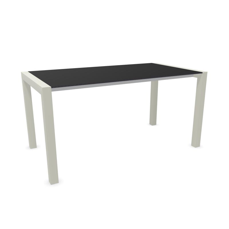 KRISTALIA table extensible SUSHI avec plateau en stratifié 150x80 cm