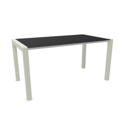KRISTALIA table extensible SUSHI avec plateau en stratifié 150x80 cm