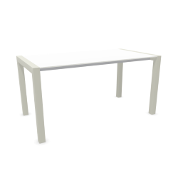KRISTALIA table extensible SUSHI avec plateau en stratifié 150x80 cm