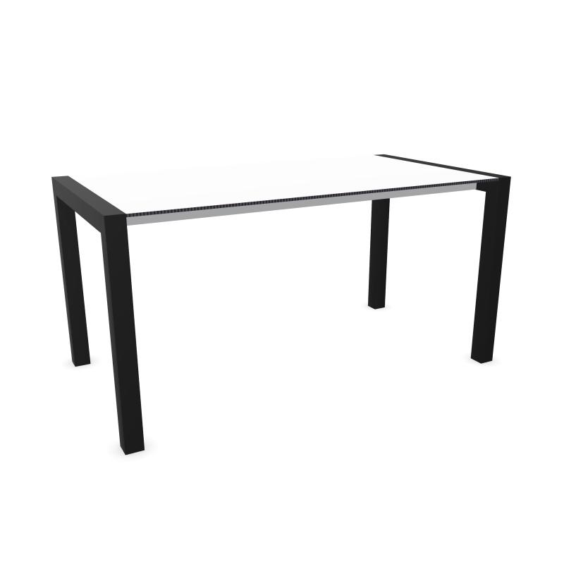 KRISTALIA extendable table SUSHI with laminate top 150x80 cm