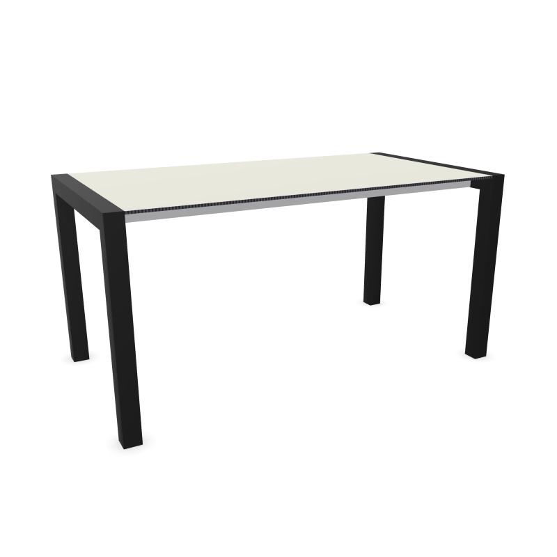 KRISTALIA extendable table SUSHI with laminate top 150x80 cm