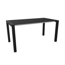 KRISTALIA table extensible SUSHI avec plateau en stratifié 150x80 cm