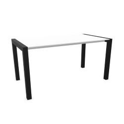 KRISTALIA table extensible SUSHI avec plateau en stratifié 150x80 cm