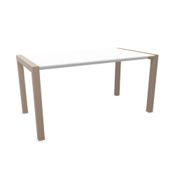 KRISTALIA table extensible SUSHI avec plateau en stratifié 150x80 cm