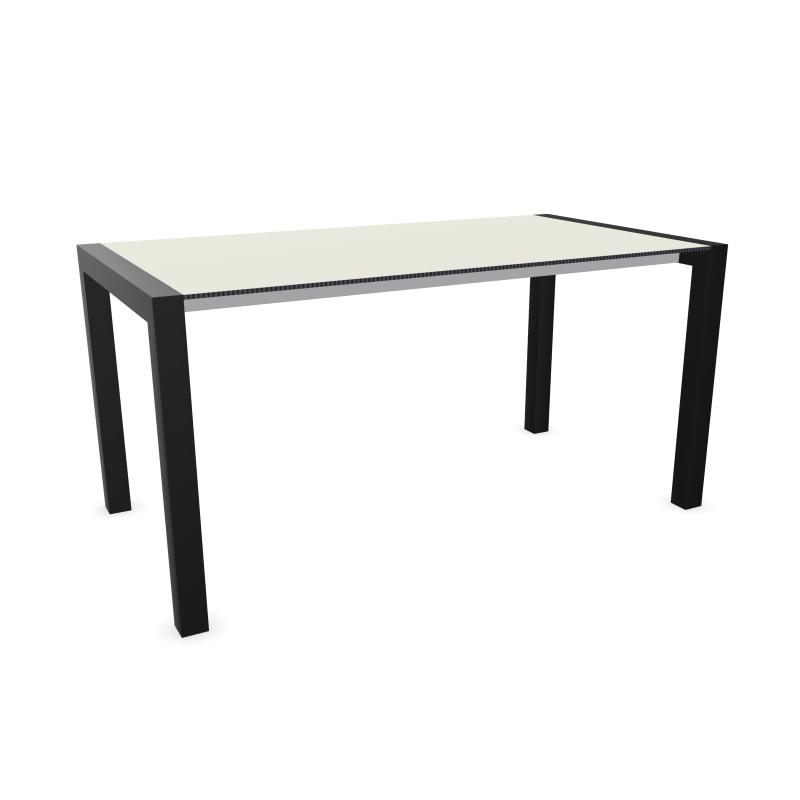 KRISTALIA extendable table SUSHI with laminate top 150x80 cm