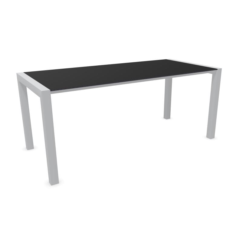 KRISTALIA table extensible SUSHI avec plateau en stratifié 177x80 cm