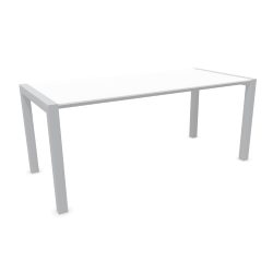 KRISTALIA table extensible SUSHI avec plateau en stratifié 177x80 cm