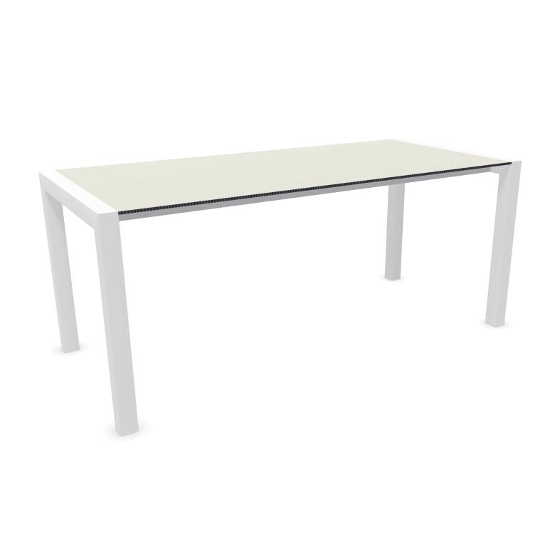 KRISTALIA table extensible SUSHI avec plateau en stratifié 177x80 cm
