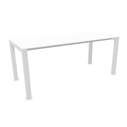 KRISTALIA table extensible SUSHI avec plateau en stratifié 177x80 cm