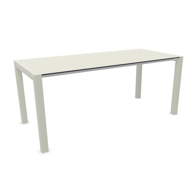 KRISTALIA table extensible SUSHI avec plateau en stratifié 177x80 cm