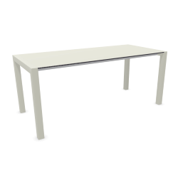 KRISTALIA table extensible SUSHI avec plateau en stratifié 177x80 cm