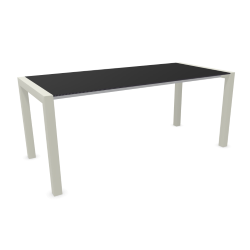 KRISTALIA table extensible SUSHI avec plateau en stratifié 177x80 cm