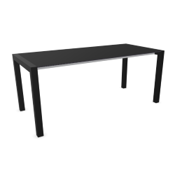 KRISTALIA table extensible SUSHI avec plateau en stratifié 177x80 cm