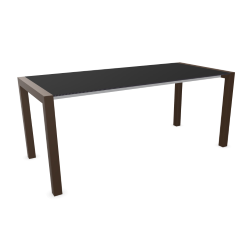 KRISTALIA table extensible SUSHI avec plateau en stratifié 177x80 cm