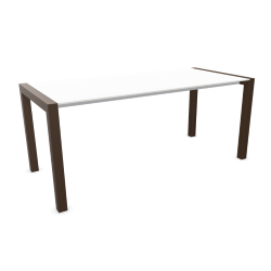 KRISTALIA table extensible SUSHI avec plateau en stratifié 177x80 cm