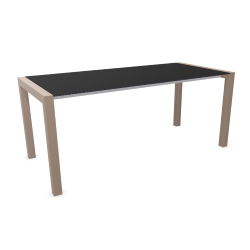 KRISTALIA table extensible SUSHI avec plateau en stratifié 177x80 cm
