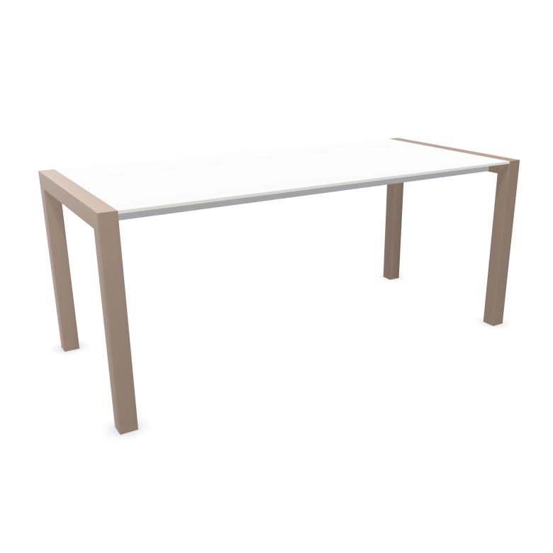 KRISTALIA table extensible SUSHI avec plateau en stratifié 177x80 cm