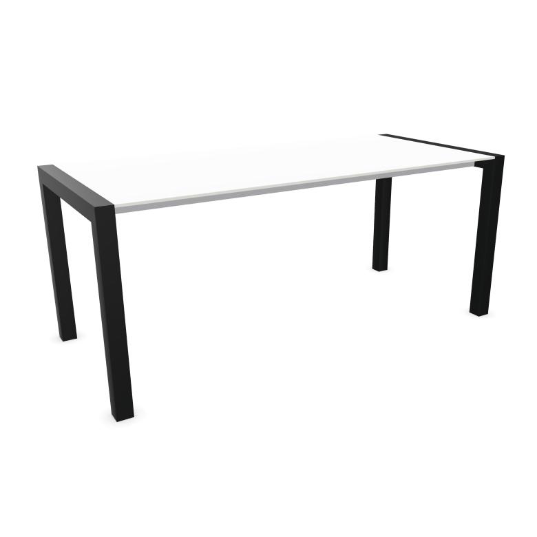 KRISTALIA table extensible SUSHI avec plateau en stratifié 177x80 cm