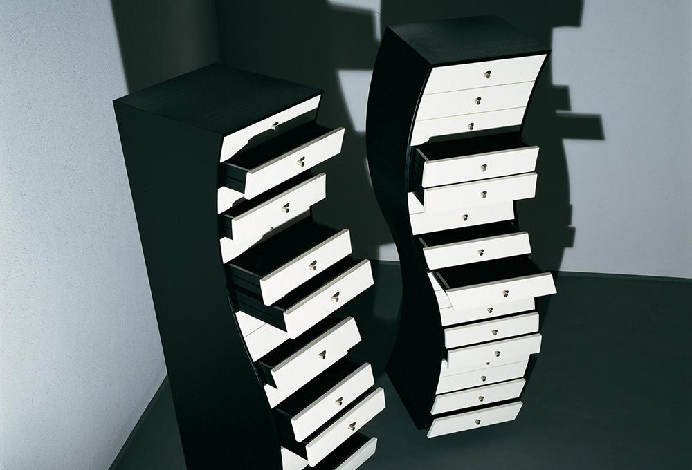 CAPPELLINI curved chest of drawers PROGETTI COMPIUTI SIDE 2