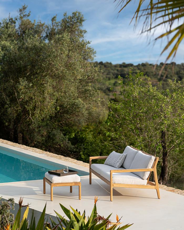 ETHNICRAFT outdoor 2 seater sofa JACK