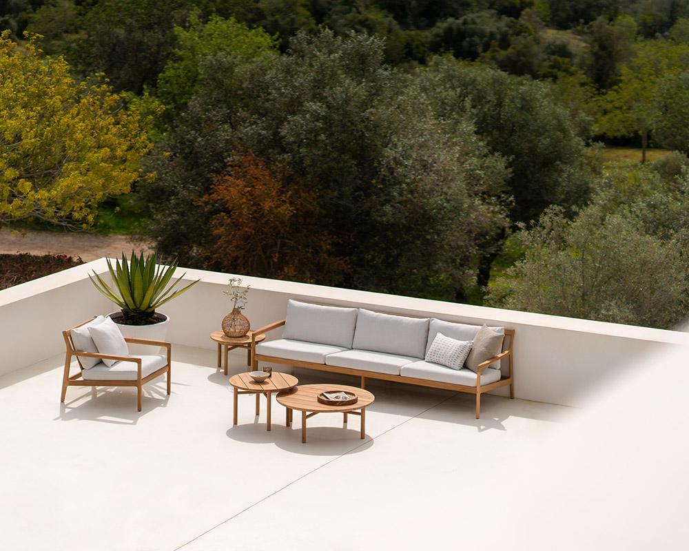 ETHNICRAFT canapé à 3 places pour l'extérieur JACK