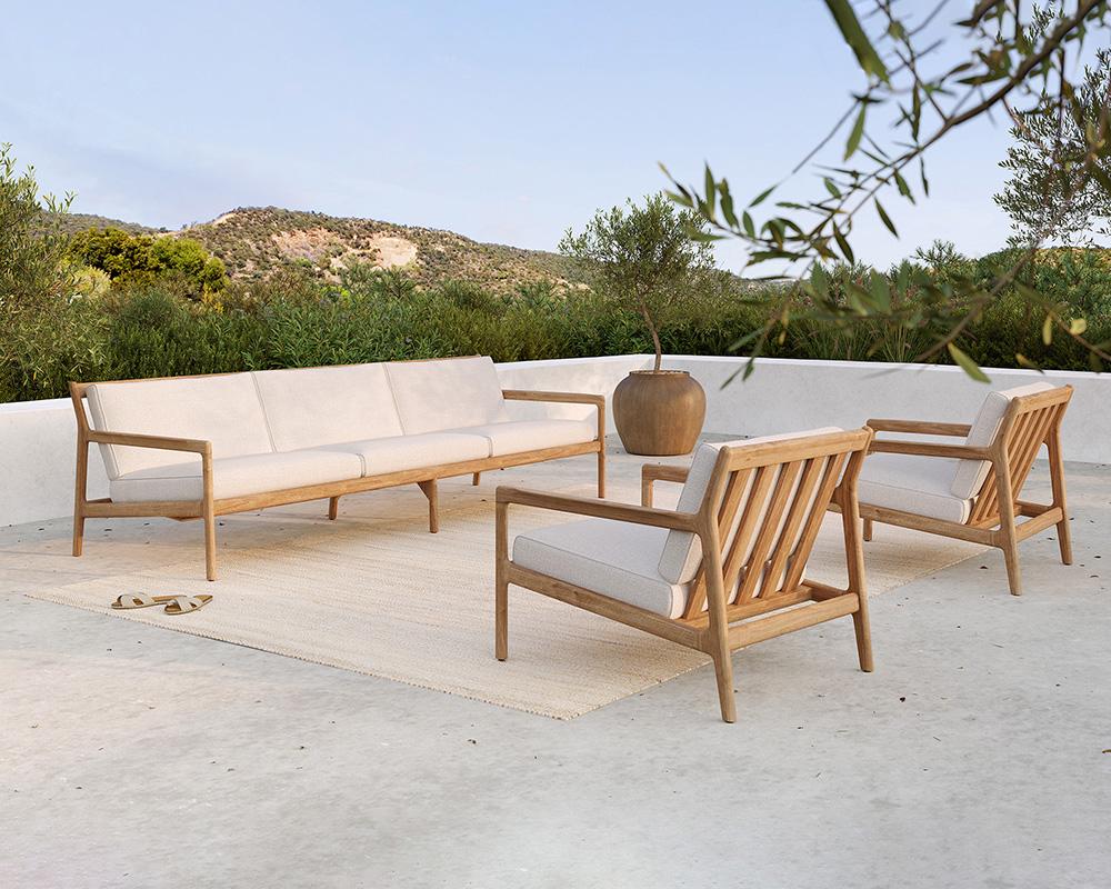 ETHNICRAFT canapé à 3 places pour l'extérieur JACK