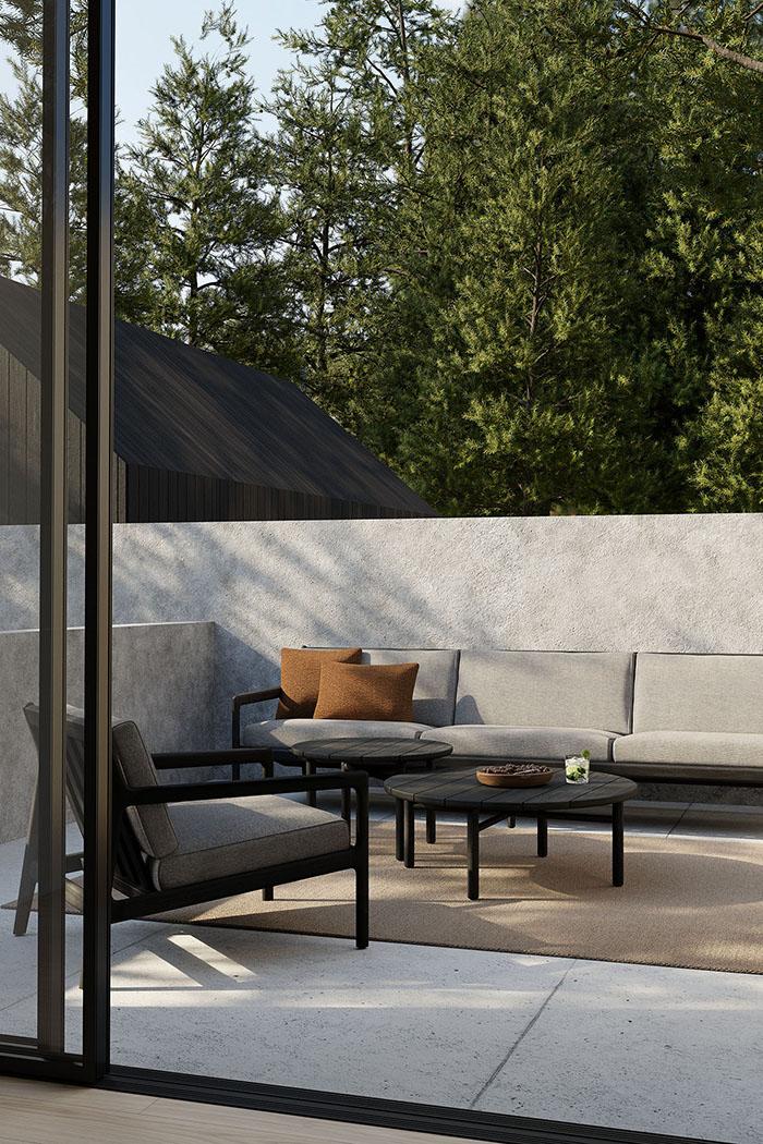 ETHNICRAFT canapé à 3 places pour l'extérieur JACK