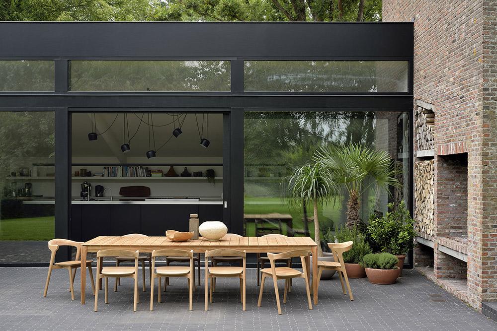 ETHNICRAFT table rectangulaire pour l'extérieur BOK