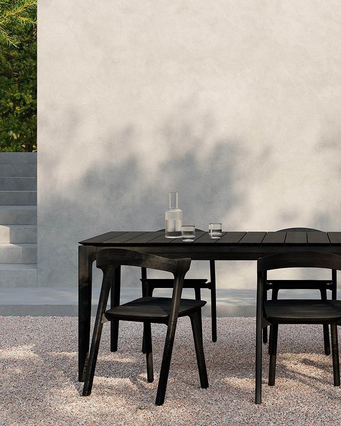 ETHNICRAFT outdoor rectangular table BOK