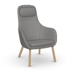 VITRA armchair with loose seat cushion HAL LOUNGE CHAIR in Cosy 2 fabric