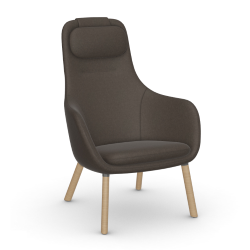 VITRA armchair with loose seat cushion HAL LOUNGE CHAIR in Cosy 2 fabric