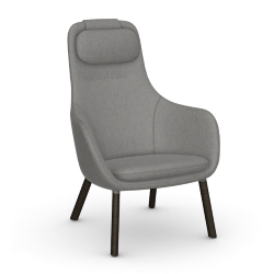 VITRA armchair with loose seat cushion HAL LOUNGE CHAIR in Cosy 2 fabric