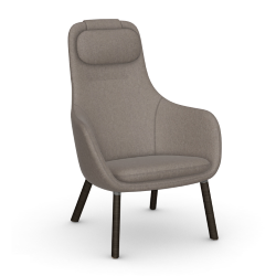 VITRA armchair with loose seat cushion HAL LOUNGE CHAIR in Cosy 2 fabric